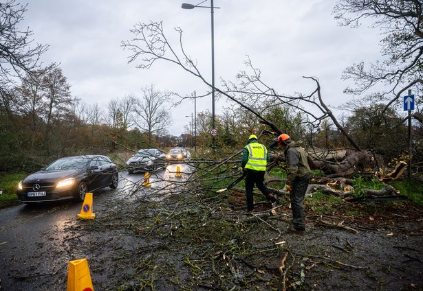 巨大的多重灾害风暴“伯特”给英国带来了冰、风和雨,降雪袭击了英国